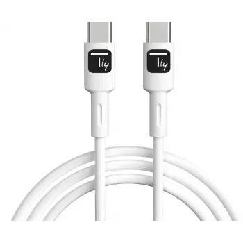 Techly ICOC-MUSB20-C60W1 Καλώδιο USB USB 2.0 1 m USB-C λευκό