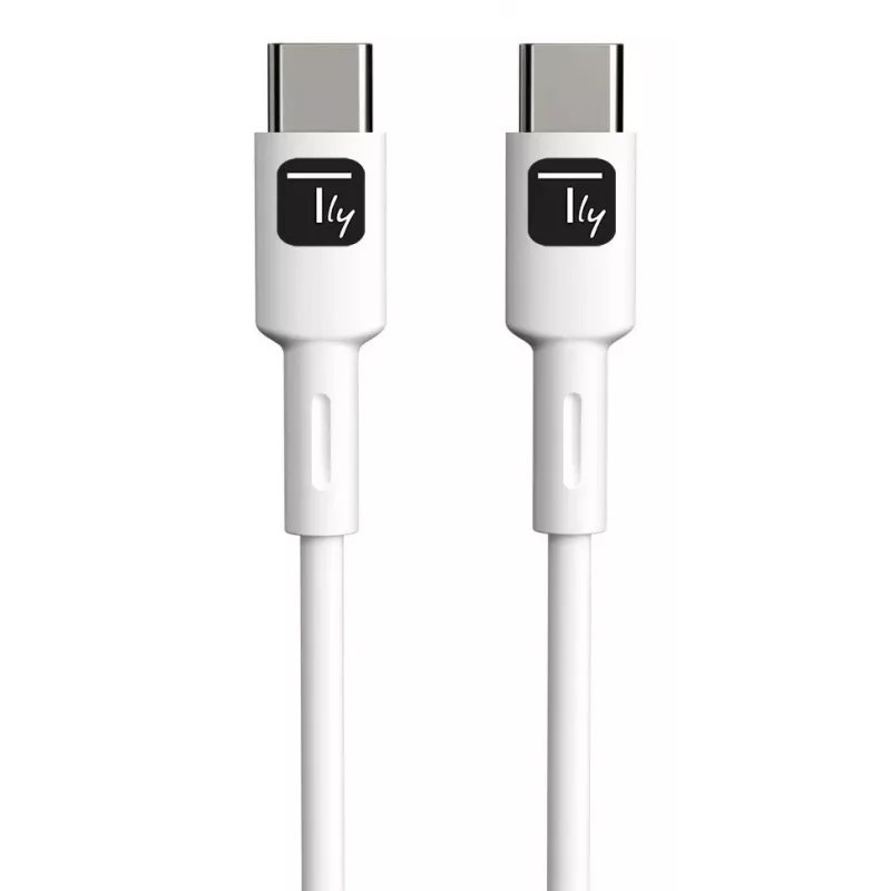 Techly ICOC-MUSB20-C60W1 Καλώδιο USB USB 2.0 1 m USB-C λευκό