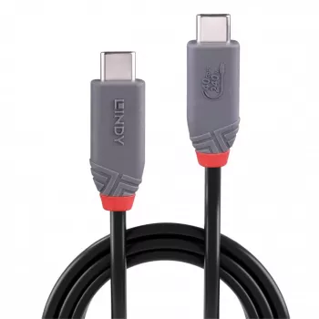 Καλώδιο USB 4 Lindy 2m 240W Type-C 40 Gbit/s, USB4 Gen 3x2, μαύρο