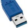 Techly Καλώδιο επέκτασης USB 3.0 A αρσενικό / A θηλυκό 0,5m μπλε ICOC U3-AA-005-EX