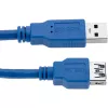 Techly Καλώδιο επέκτασης USB 3.0 A αρσενικό / A θηλυκό 0,5m μπλε ICOC U3-AA-005-EX