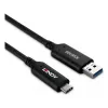 Lindy 50m USB 3.2 Gen 1 Type-A σε C Υβριδικό καλώδιο οπτικής ίνας