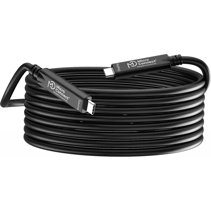 Καλώδιο USB-C MicroConnect MC-USB3.2CC05-8K-OP 5 m — υποστηρίζει βίντεο 8K, USB 3.2