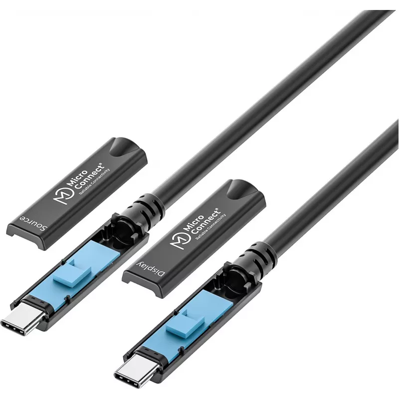 Καλώδιο USB-C MicroConnect MC-USB3.2CC15-8K-OP, 15 m, USB-C σε USB-C, υποστήριξη 8K