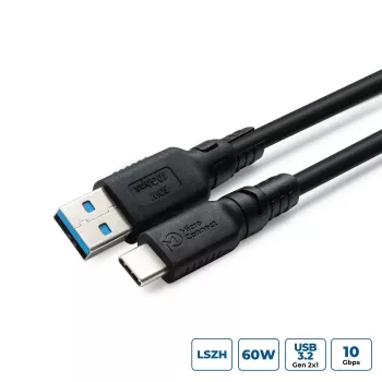 Προσαρμογέας USB-C σε USB-A MicroConnect USB3.2AC2-LSZH, USB 3.2, επένδυση LSZH