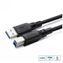 Καλώδιο USB-A σε B MicroConnect ColorFlex USB 3.2 Gen 1 (USB 3.0) 1 m, LSZH