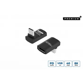 Καλώδιο USB4 MicroConnect USB4-CCFAS90-240W – 240W Power Delivery, μεταφορά δεδομένων 40 Gbit/s, USB-C σε USB-C