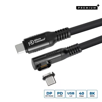 Microconnect MC-LS-USB4CC1.0-A Καλώδιο USB 1 m USB C μαύρο