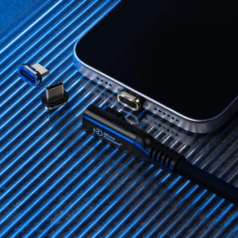 Microconnect MC-LS-USB4CC1.0-A Καλώδιο USB 1 m USB C μαύρο