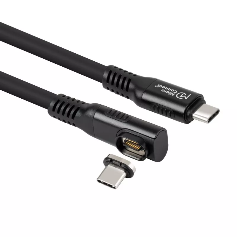 Microconnect MC-LS-USB4CC1.0-A Καλώδιο USB 1 m USB C μαύρο