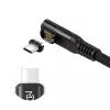 Microconnect MC-LS-USB4CC2.0-A Καλώδιο USB 2 m USB-C μαύρο