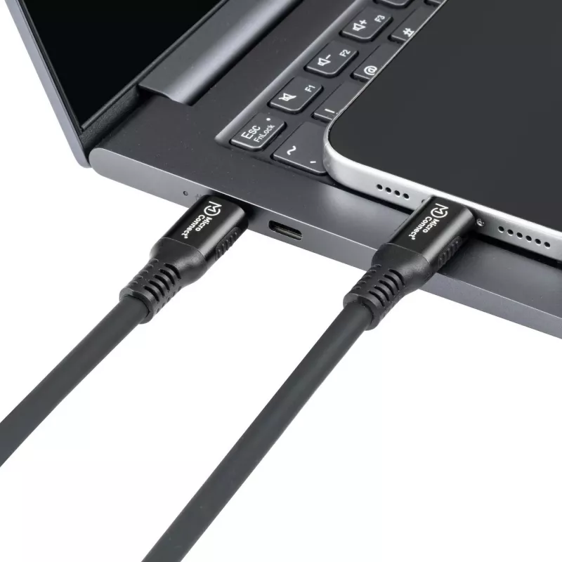 Microconnect MC-LS-USB4CC2.0 Καλώδιο USB 2 m USB C μαύρο