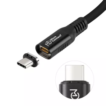Microconnect MC-LS-USB4CC0.5 Καλώδιο USB 0,5 m USB C μαύρο