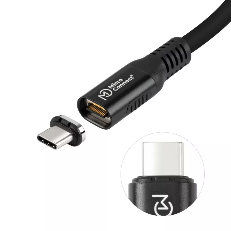 Microconnect MC-LS-USB4CC1.0 Καλώδιο USB 1 m USB C μαύρο