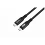 Microconnect USB4CC05-240W-80GBPS Καλώδιο USB USB4 Gen 3x2 0,5 m USB C μαύρο