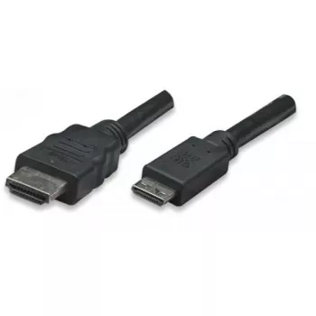 Techly ICOC-HDMI-B-015 Καλώδιο HDMI 1,8 m HDMI Type-A (Standard) HDMI Type-C (Mini) Μαύρο