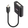 Lindy 41736 ενεργός μετατροπέας Mini DisplayPort σε DVI-D, μαύρος