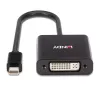 Lindy 41736 ενεργός μετατροπέας Mini DisplayPort σε DVI-D, μαύρος