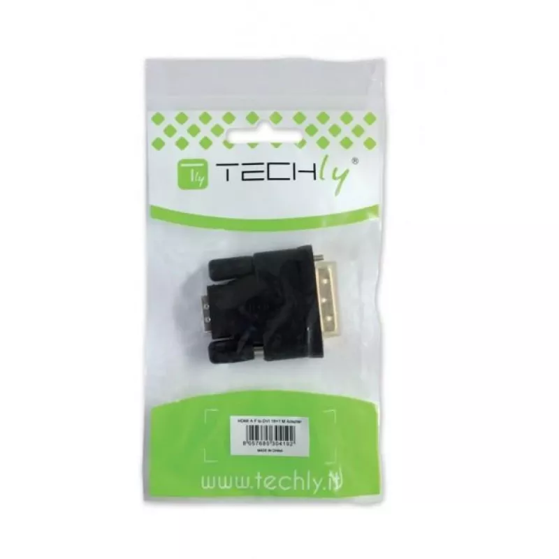 Techly DVI-σε-αναλογικό VGA F/M αντάπτορας IADAP DVI-9100, VGA, DVI-I, μαύρο