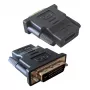 Αντάπτορας καλωδίου DVI-D μαύρο Techly IADAP-DVI-HDMI-F