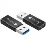Αντάπτορας USB Techly IADAP USB3-AFT USB A σε USB C μαύρο