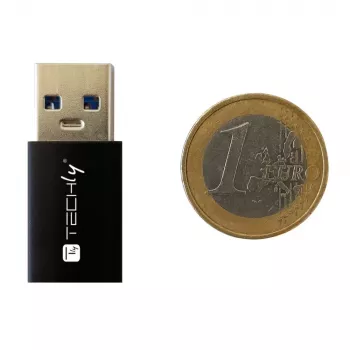 Αντάπτορας USB Techly IADAP USB3-AFT USB A σε USB C μαύρο