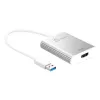 j5create JUA354 USB 3.0 σε 4K HDMI Προσαρμογέας οθόνης Ασημί