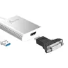 j5create JUA354 USB 3.0 σε 4K HDMI Προσαρμογέας οθόνης Ασημί