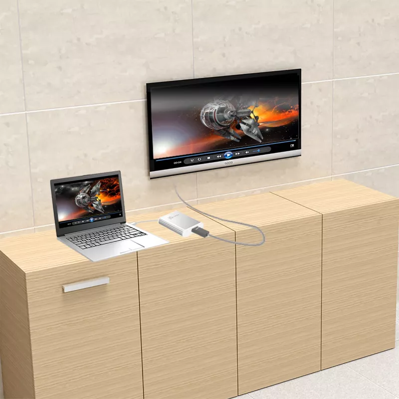 j5create JUA354 USB 3.0 σε 4K HDMI Προσαρμογέας οθόνης Ασημί