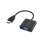 Conceptronic ABBY20B Προσαρμογέας HDMI σε VGA, 0,25 m, HDMI Type A (Standard), VGA (D-Sub), Αρσενικό, Θηλυκό, Ίσιο