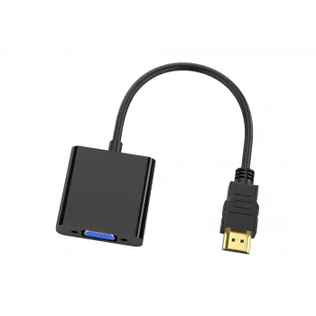 Conceptronic ABBY20B Προσαρμογέας HDMI σε VGA, 0,25 m, HDMI Type A (Standard), VGA (D-Sub), Αρσενικό, Θηλυκό, Ίσιο