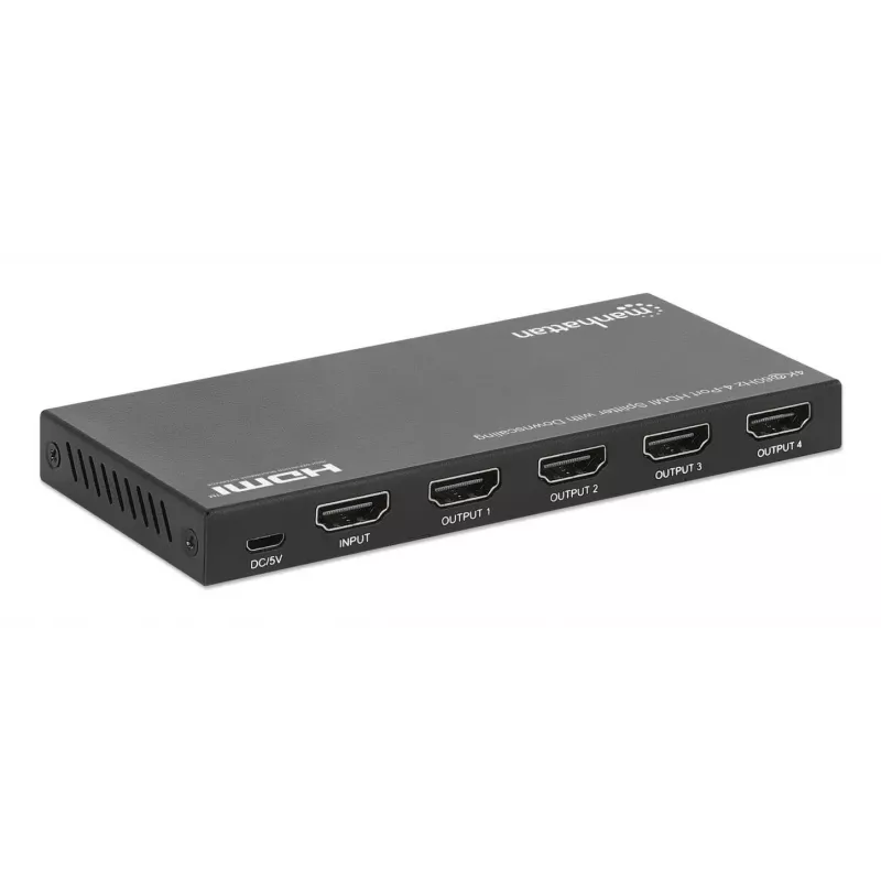 Διαχωριστής HDMI Manhattan 4-Port 4K@60Hz Downscaling