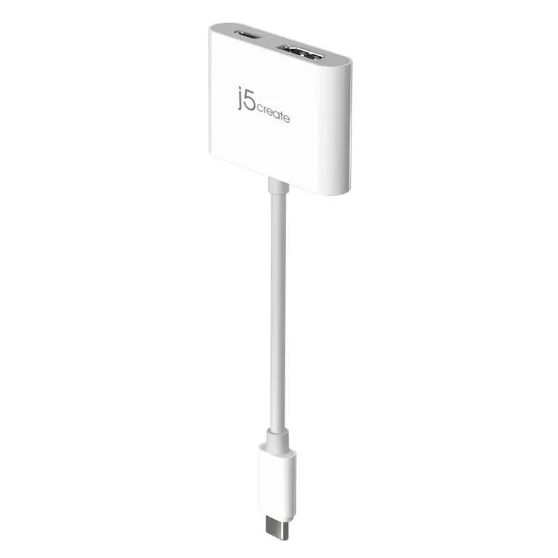 j5create JCA152 USB-C® σε 4K HDMI™ Προσαρμογέας με Power Delivery, Μαύρο