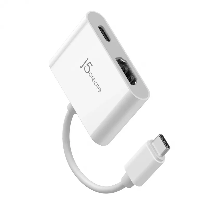 j5create JCA152 USB-C® σε 4K HDMI™ Προσαρμογέας με Power Delivery, Μαύρο
