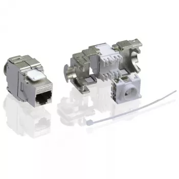 Υποδοχή Keystone Cat.6a RJ-45 θωρακισμένη χωρίς εργαλεία VALUE 26.99.0366