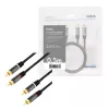 Καλώδιο ήχου LogiLink CA1201 0,5 m 2 x RCA μαύρο