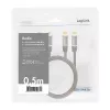 Καλώδιο ήχου LogiLink CA1201 0,5 m 2 x RCA μαύρο