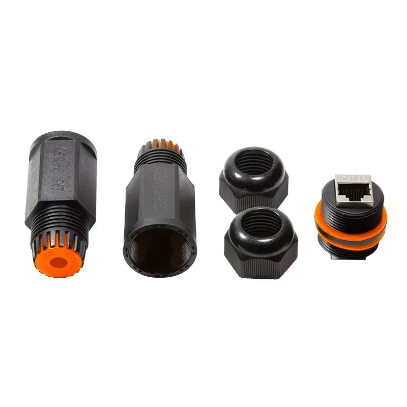 Συνδετήρας καλωδίου LogiLink NP0081 2x RJ45 μαύρο