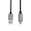 Καλώδιο USB LogiLink CU0132 1m USB A Micro-USB A γκρι