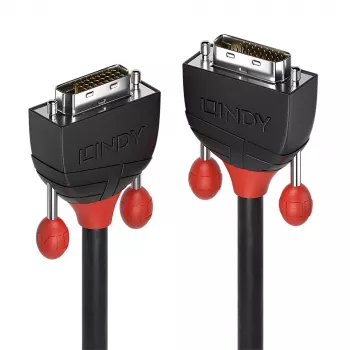Καλώδιο Lindy 5m DVI-D Dual Link, μαύρη σειρά