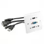 Πλάκα τοίχου Lindy Multi AV 60220 HDMI VGA USB A 3,5 mm