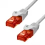 Καλώδιο Ethernet ProXtend CAT6 RJ-45 U/UTP 7 m γκρι