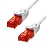 Καλώδιο Ethernet ProXtend CAT6 RJ-45 U/UTP 7 m λευκό
