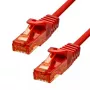 Καλώδιο Ethernet ProXtend CAT6 RJ-45 U/UTP 50 cm κόκκινο