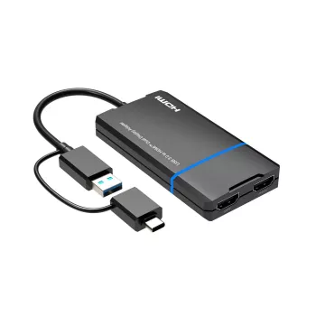Microconnect USB 3.1 Type-C σε HDMI προσαρμογέας MC-USB3.1CHDMIX2-2IN1