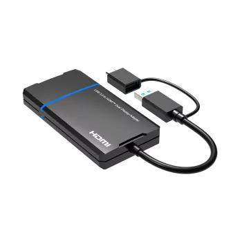 Microconnect USB 3.1 Type-C σε HDMI προσαρμογέας MC-USB3.1CHDMIX2-2IN1