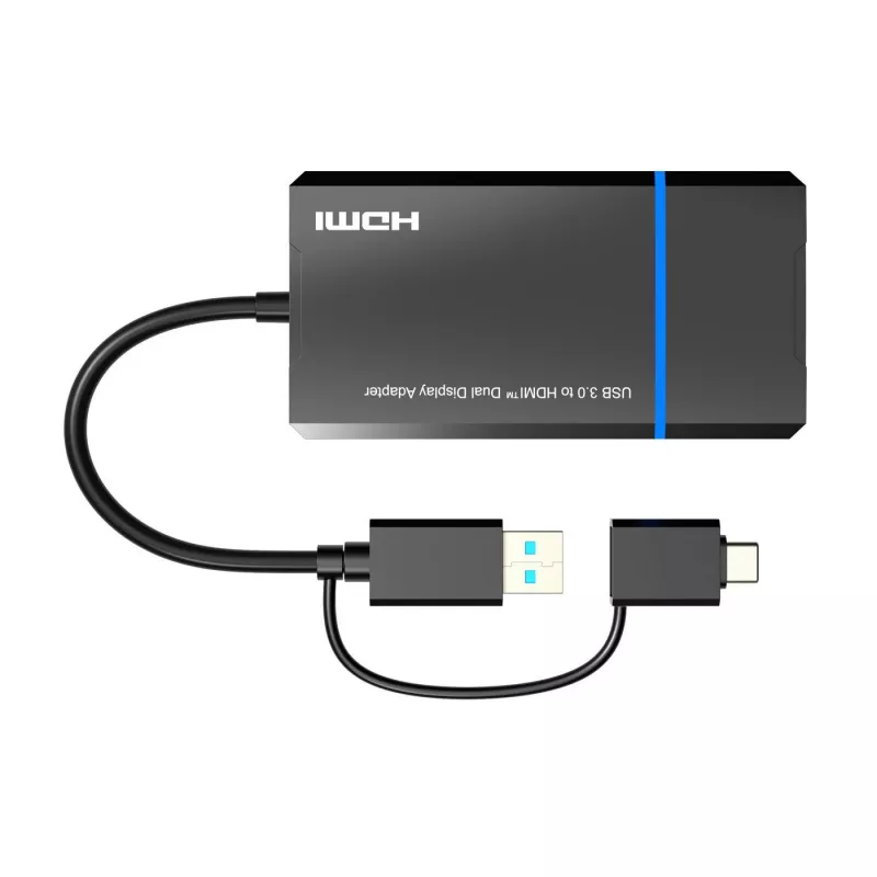 Microconnect USB 3.1 Type-C σε HDMI προσαρμογέας MC-USB3.1CHDMIX2-2IN1
