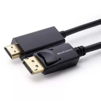 Microconnect MC-DP-HDMI-200 Προσαρμογέας καλωδίου βίντεο 2 m DisplayPort μαύρο