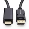 Microconnect MC-DP-HDMI-500 Προσαρμογέας καλωδίου βίντεο 5 m DisplayPort μαύρο