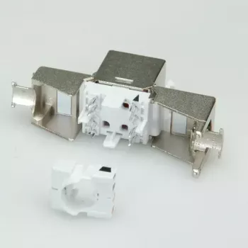 Keystone Jack ROLINE Cat.6/Class E 26.11.0377 ασημί